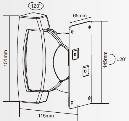 Uchwyt pod goniki LC-G122